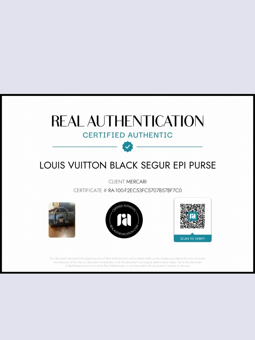 Louis Vuitton Epi Segur PM Black Top-Handle Satchel with Silver Hardware - Picture 12 of 12